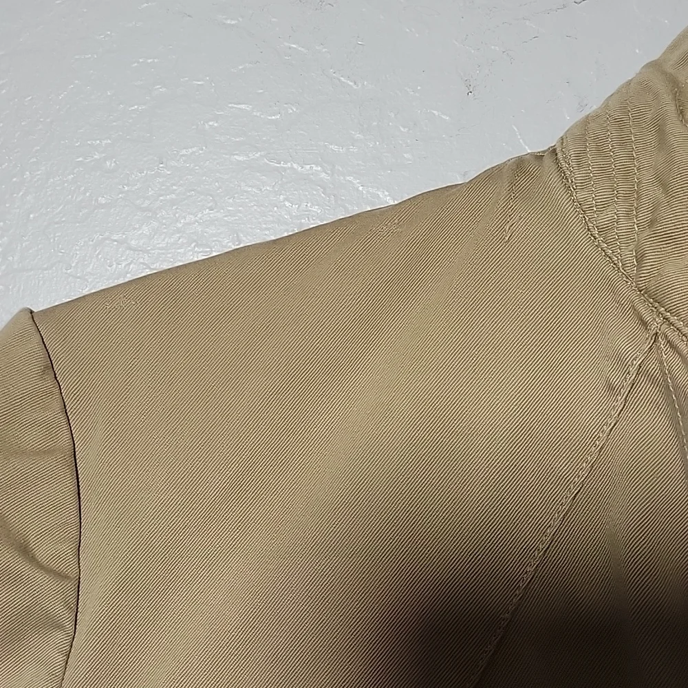 VINTAGE Military Jacket w Patch Cargo Pockets 38